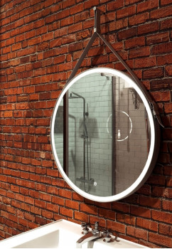 Зеркало с подсветкой для ванной комнаты Миллениум Вайт 65 см